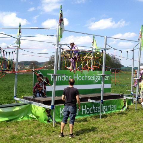 Hochseilgarten für Kinder